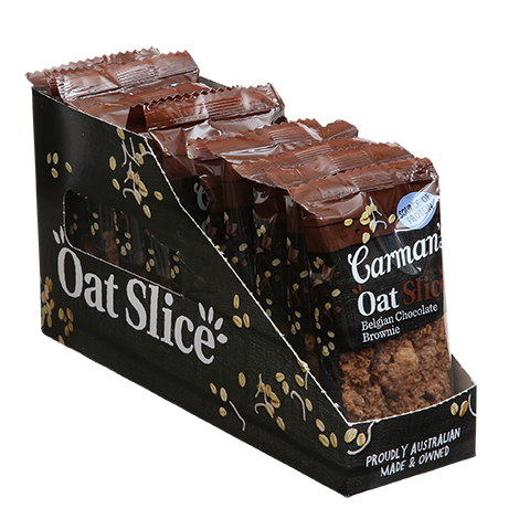 Belgian Chocolate Brownie Oat Slice 70g