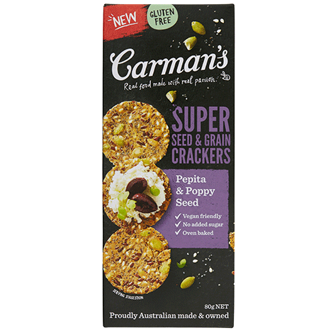 Pepita & Poppy Seed Super Seed & Grain Crackers
