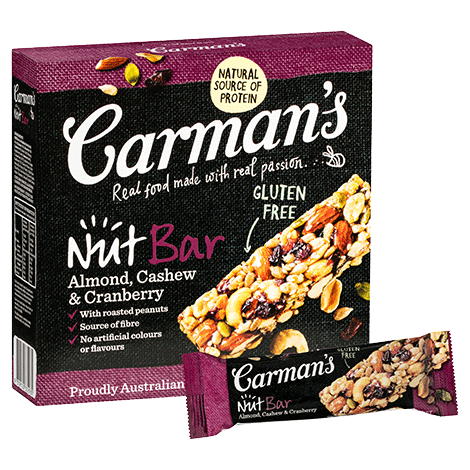 Almond, Cashew & Cranberry Nut Bars