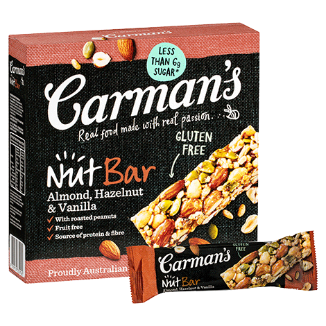 Almond, Hazelnut & Vanilla Nut Bars