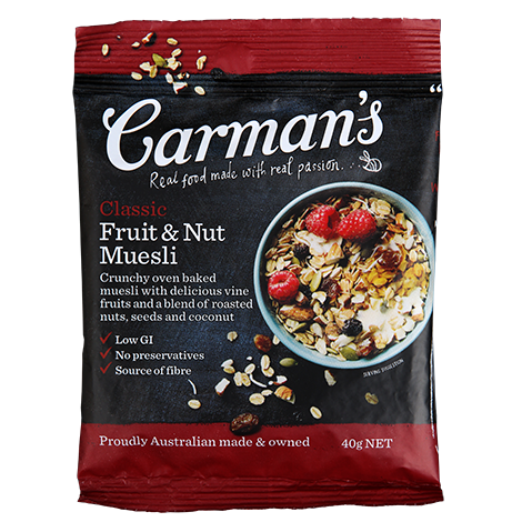 Classic Fruit & Nut Muesli Sachets 40g