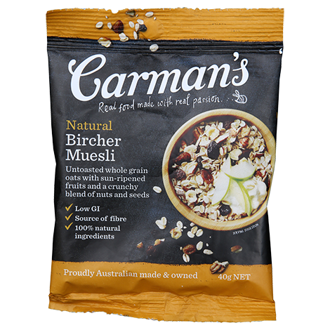 Natural Bircher Muesli Sachets 40g