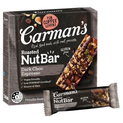 Dark Choc Espresso Nut Bars