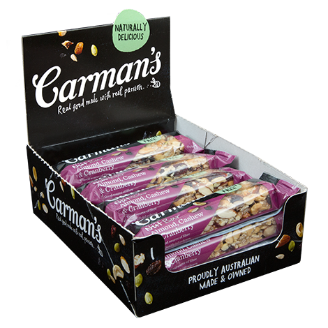 Almond, Cashew & Cranberry Nut Bars 45g