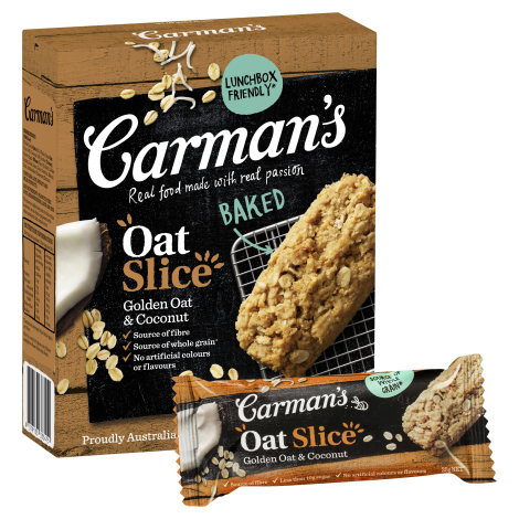 Golden Oat & Coconut Oat Slice