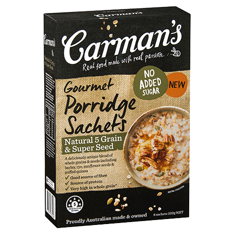 Natural 5 Grain & Super Seed Gourmet Porridge Sachets