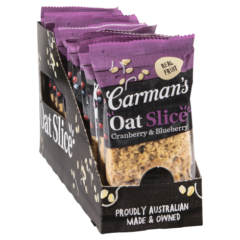 Cranberry & Blueberry Oat Slice 12 x 70g
