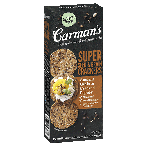 Ancient Grain & Cracked Pepper Super Seed & Grain Crackers