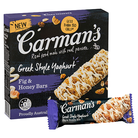 Greek Style Yoghurt Fig & Honey Bars