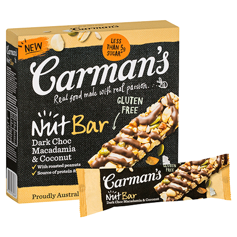 Dark Choc Macadamia & Coconut Nut Bars