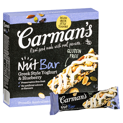 Greek Style Yoghurt & Blueberry Nut Bars