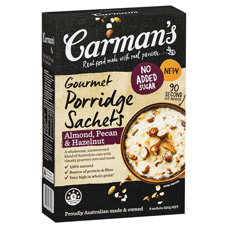 Almond, Pecan & Hazelnut Gourmet Porridge Sachets