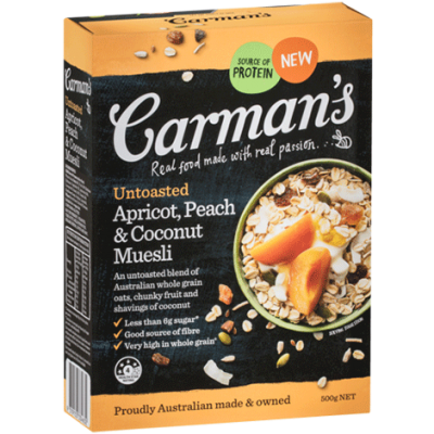 Untoasted Apricot, Peach & Coconut Muesli