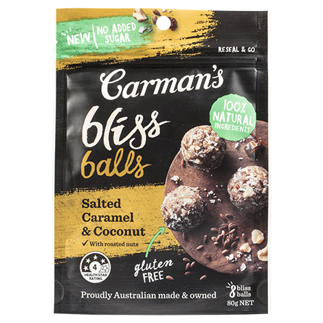 Salted Caramel & Coconut Bliss Balls