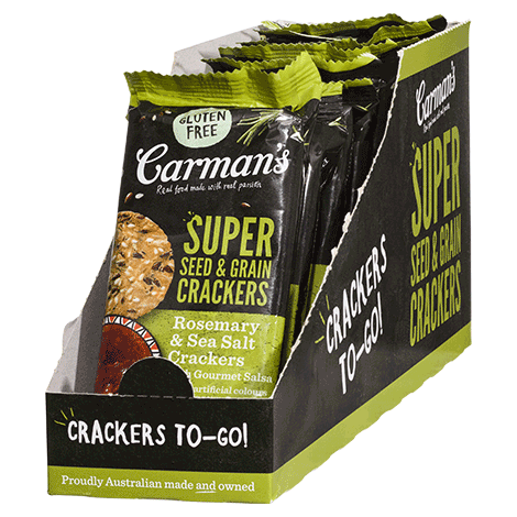 Super Seed & Grain Crackers with Gourmet Salsa