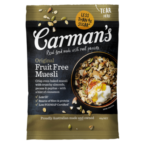 Original Fruit Free Muesli Sachets 40g