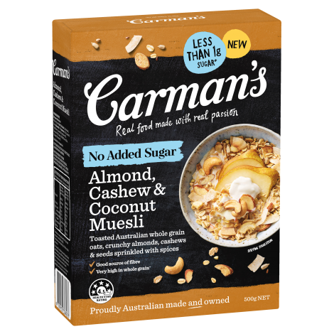 No Added Sugar Almond Cashew and Coconut Muesli
